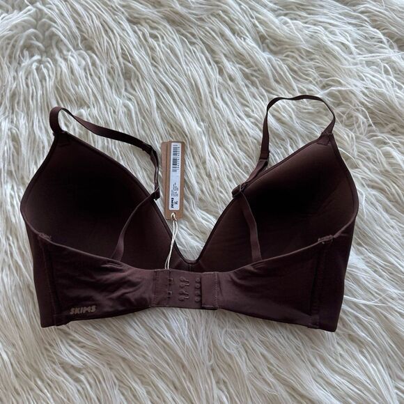 Skims Wireless Form T-shirt Bra Cocoa Size 32DD - Picture 5 of 7